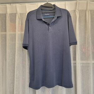 Tommy Bahama Short Sleeve Polo Dark Blue Size Medium NWOT